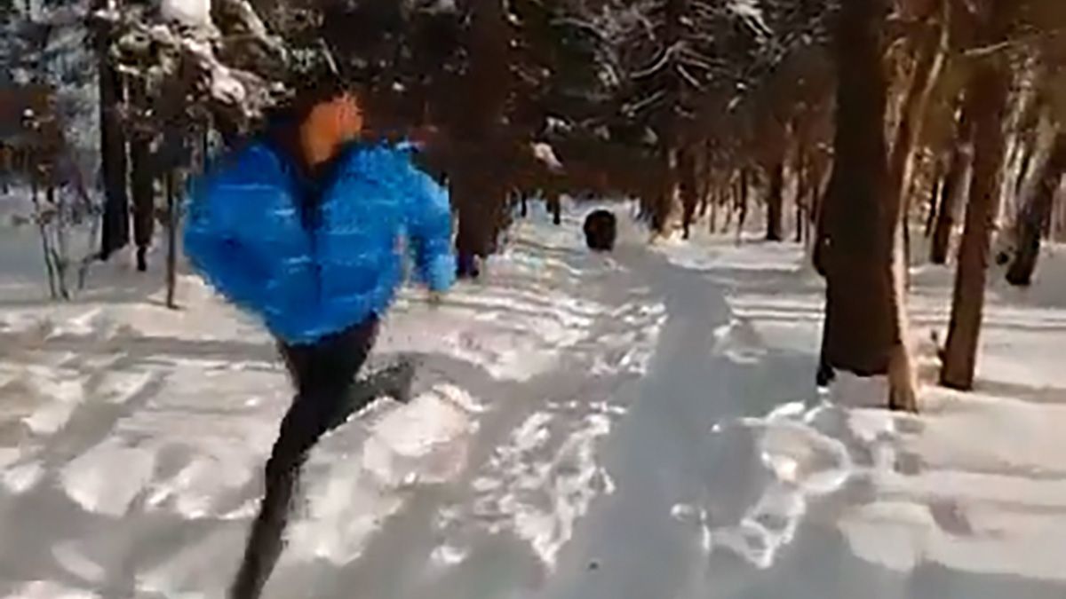 A video on the Unexpected Reddit subreddit showed what might be a grizzly bear chasing a person through the snow and wilderness with the caption such a lovely day to test out my drone. (Reddit)