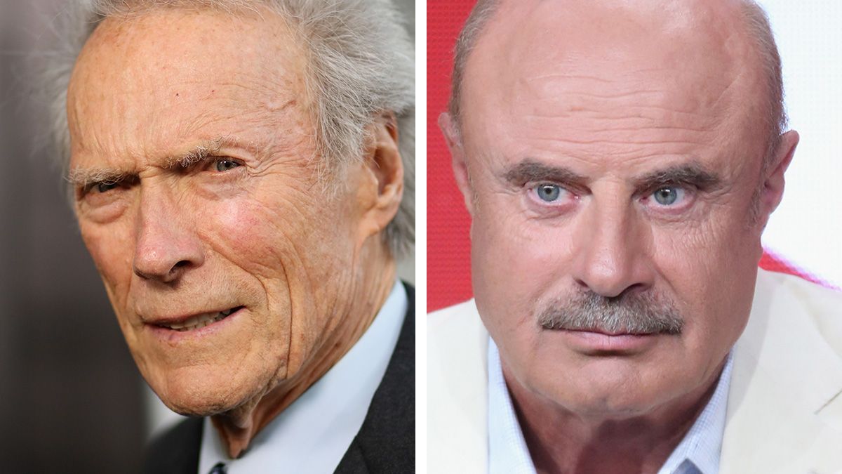 A Kraken male enhancement scam appeared to use the image and likeness of Clint Eastwood and Dr. Phil as well as a Fox News Insider lookalike page for erectile dysfunction ED capsules all without their permission. (JB Lacroix/WireImage and Frederick M. Brown/Getty Images)