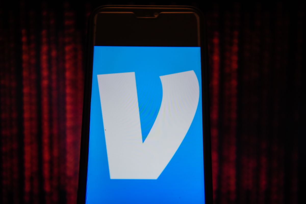 POLAND - 2019/11/10: In this photo illustration a Venmo logo displayed on a smartphone. (Photo Illustration by Omar Marques/SOPA Images/LightRocket via Getty Images) (Omar Marques/SOPA Images/LightRocket via Getty Images)
