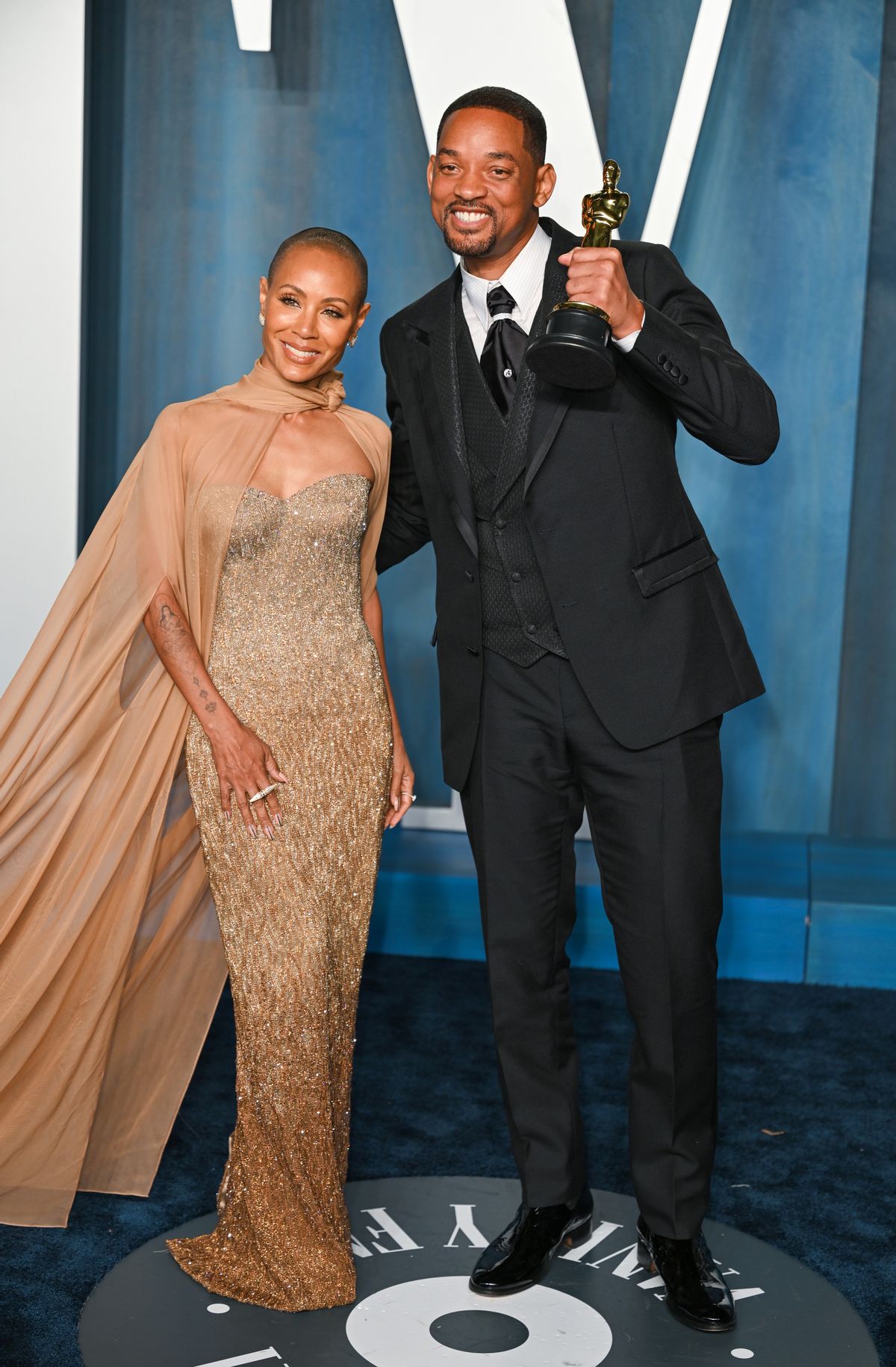 BEVERLY HILLS, CALIFORNIA - MARCH 27: Jada Pinkett Smith and Will Smith attend the 2022 Vanity Fair Oscar Party Hosted By Radhika Jones at Wallis Annenberg Center for the Performing Arts on March 27, 2022 in Beverly Hills, California. (Photo by Karwai Tang/Getty Images) (Karwai Tang/Getty Images)
