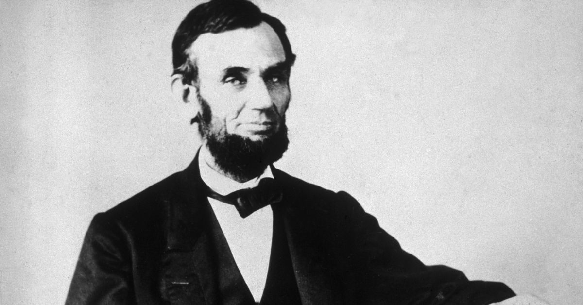 The 16th American president, Abraham Lincoln (1809 - 1865), sitting and leafing through documents, Washington, D.C.   (Photo by Hulton Archive/Getty Images)