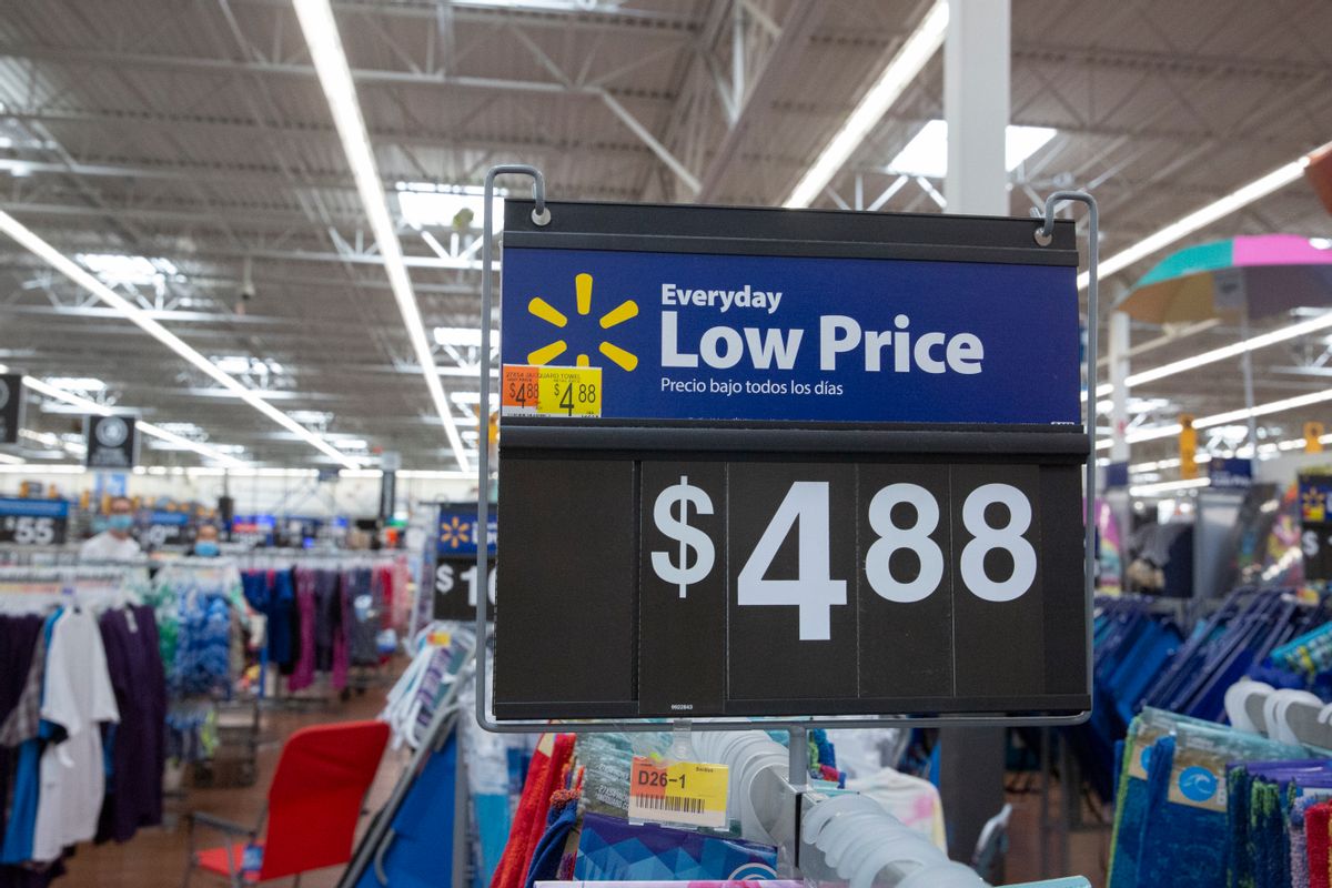 NORTH BERGEN, NJ - AUGUST 23: Interior view of a Walmart store on August 23, 2020 in North Bergen, New Jersey. Walmart saw its profits jump in latest quarter as e-commerce sales surged during the coronavirus pandemic (Photo by Kena Betancur/VIEWpress via Getty Images) (Kena Betancur/VIEWpress via Getty Images)