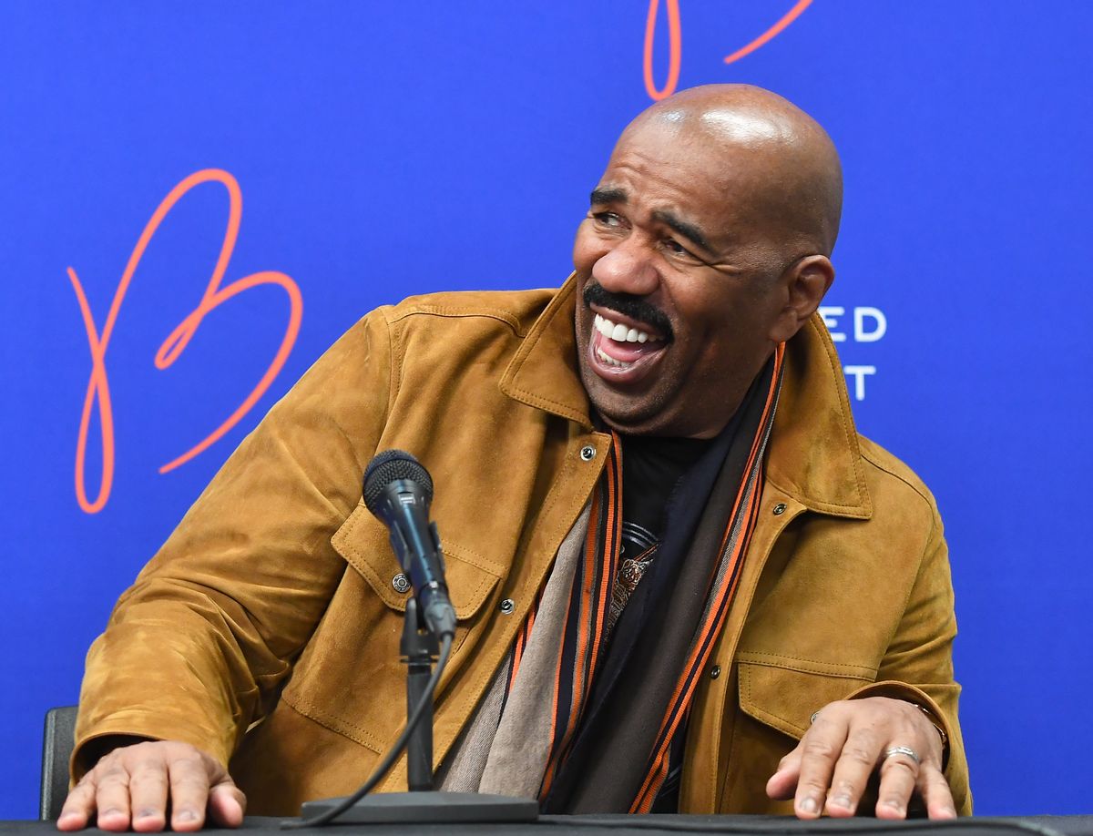 ATLANTA, GEORGIA - MARCH 21: Steve Harvey attends 2019 Beloved Benefit at Mercedes-Benz Stadium on March 21, 2019 in Atlanta, Georgia. (Photo by Paras Griffin/Getty Images) (Paras Griffin/Getty Images)
