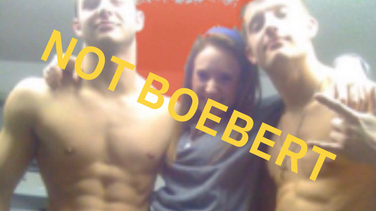 Is This Lauren Boebert With Two Near-Naked Men? Snopes picture