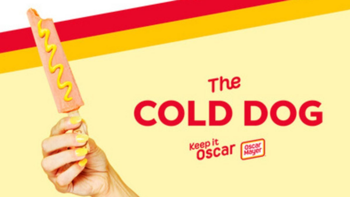 bologna face mask cold dog hot dog popsicle (Kraft Heinz Company)
