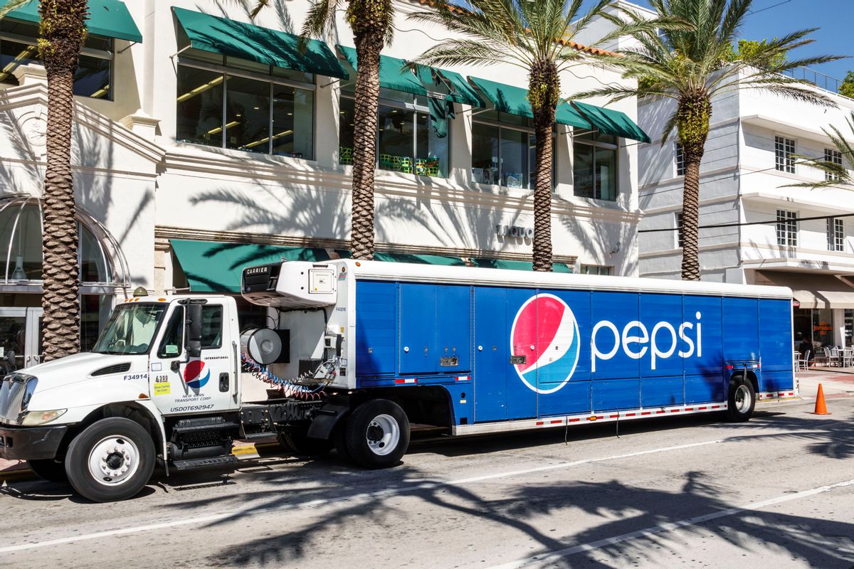 Miami Beach, Pepsi delivery truck. (Photo by: Jeffrey Greenberg/Universal Images Group via Getty Images) (Jeffrey Greenberg/Universal Images Group via Getty Images)