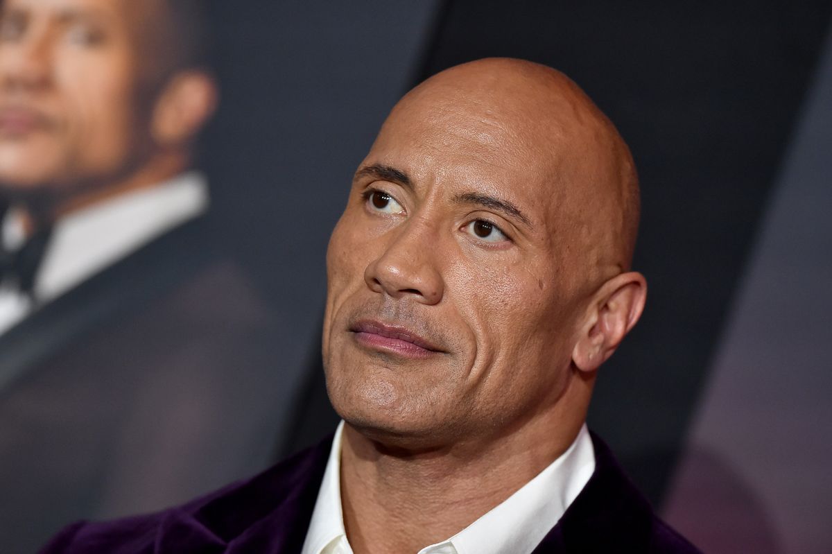 LOS ANGELES, CALIFORNIA - NOVEMBER 03: Dwayne Johnson attends the World Premiere of Netflix's "Red Notice" at L.A. LIVE on November 03, 2021 in Los Angeles, California. (Photo by Axelle/Bauer-Griffin/FilmMagic) (Axelle/Bauer-Griffin/FilmMagic)