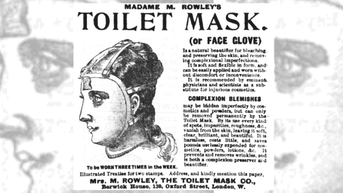 Madam Rowley's Toilet Mask (Truth/University of Illinois at Urbana-Champaign)