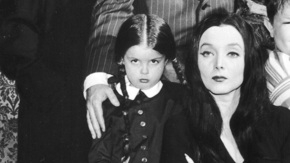 Lisa Loring poses in 1964 as Wednesday Addams as part of the cast of the television series, "The Addams Family." (Photo by Hulton Archive/Getty Images) (Hulton Archive/Getty Images)