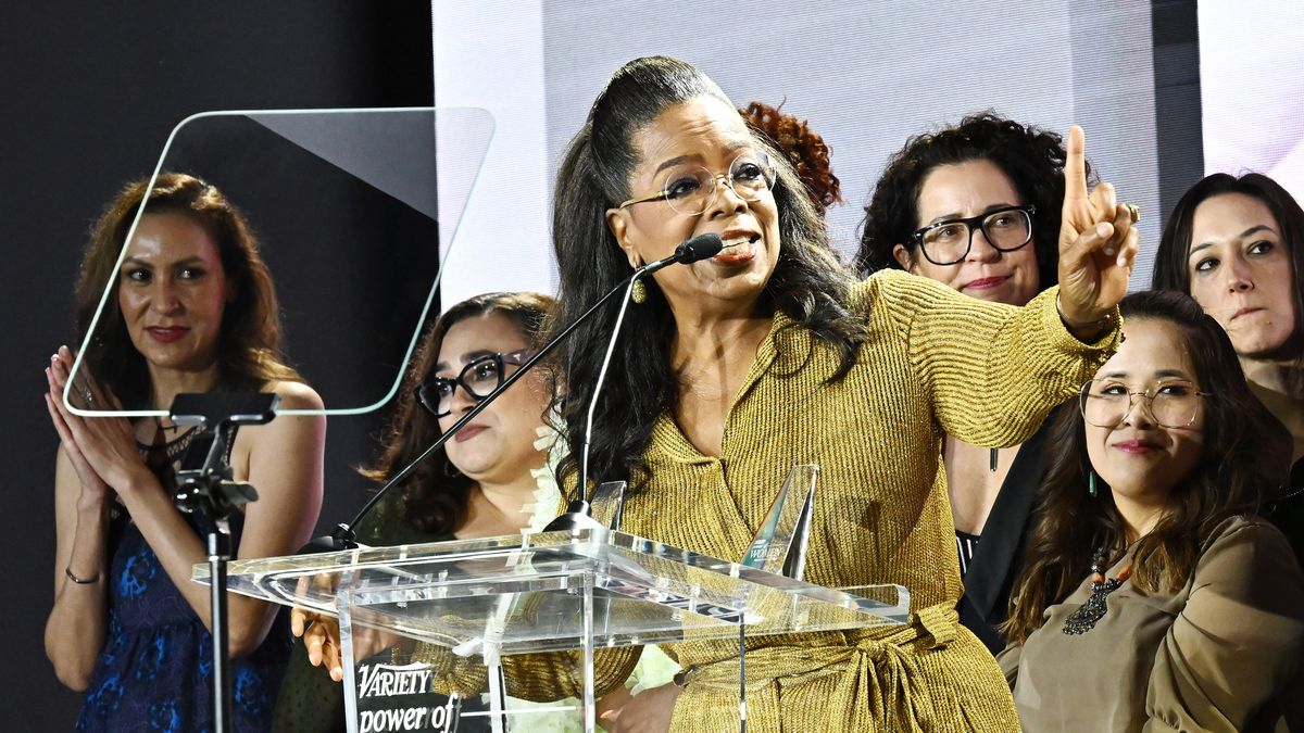 Oprah Winfrey at Variety's Power of Women presented by Lifetime on Sept. 28, 2022 in Beverly Hills, California. (Photo by Michael Buckner/Variety via Getty Images) (Michael Buckner/Variety via Getty Images)