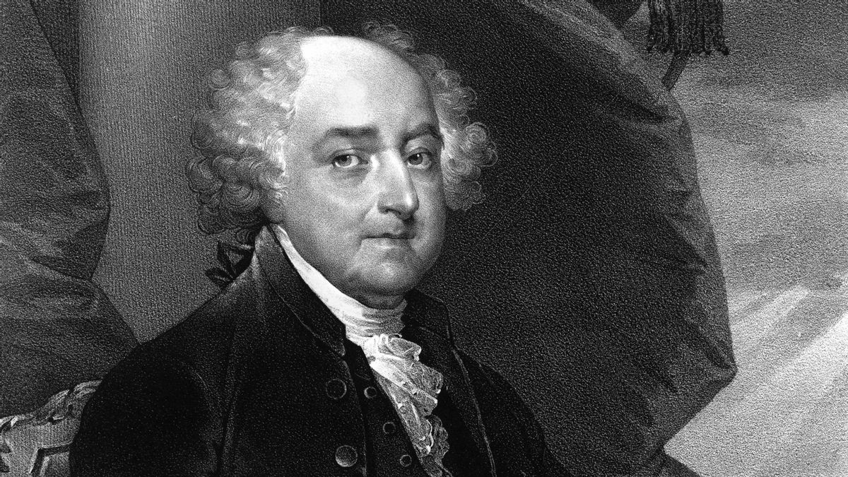 Former U.S. President John Adams in a portrait from the 1820s. (Credit: Keith Lance/Getty Images) (Keith Lance/Getty Images)