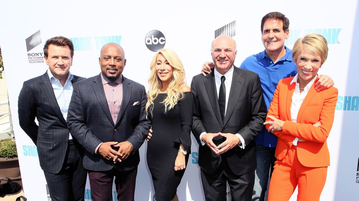 TV personalities Robert Herjavec, Daymond John, Lori Greiner, Kevin O'Leary, Mark Cuban, and Barbara Corcoran attend the premiere of ABC's "Shark Tank" Season 9 at The Paley Center for Media on Sept. 20, 2017 in Beverly Hills, California. (Photo by David Livingston/Getty Images) (David Livingston/Getty Images)