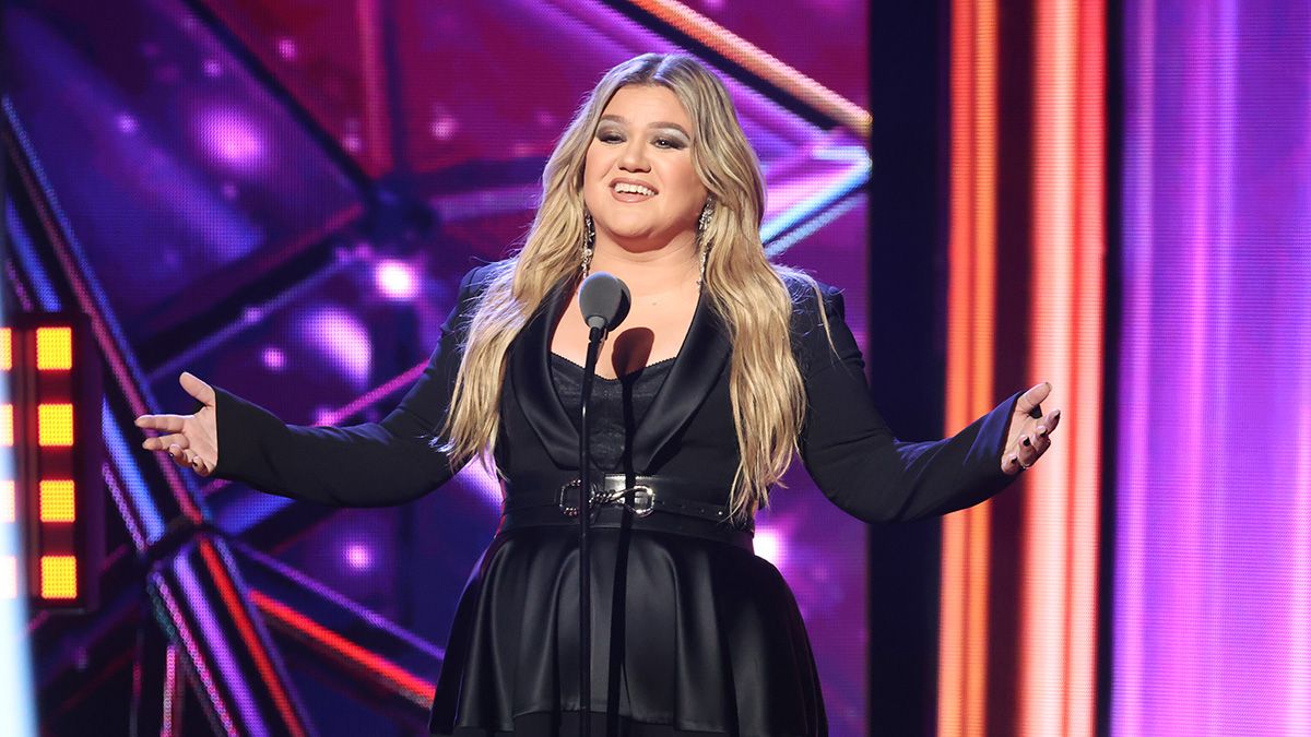 Kelly Clarkson speaks onstage during the 2023 iHeartRadio Music Awards at Dolby Theatre on March 27, 2023 in Hollywood, California. (Photo by Monica Schipper/Getty Images) (Monica Schipper/Getty Images)