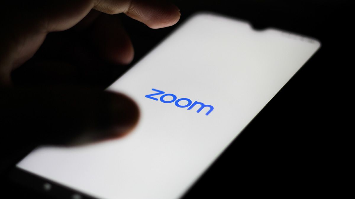 In this photo illustration a Zoom Video logo seen displayed on a smartphone. (Rafael Henrique/SOPA Images/LightRocket via Getty Images) (Rafael Henrique/SOPA Images/LightRocket via Getty Images)