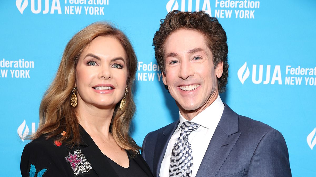 Victoria Osteen and Joel Osteen attend the UJA-Federation of New York's 2022 Music Visionary of the Year Award luncheon on May 18, 2022, in New York City. (Photo by Cindy Ord/Getty Images for SiriusXM) (Cindy Ord/Getty Images for SiriusXM)