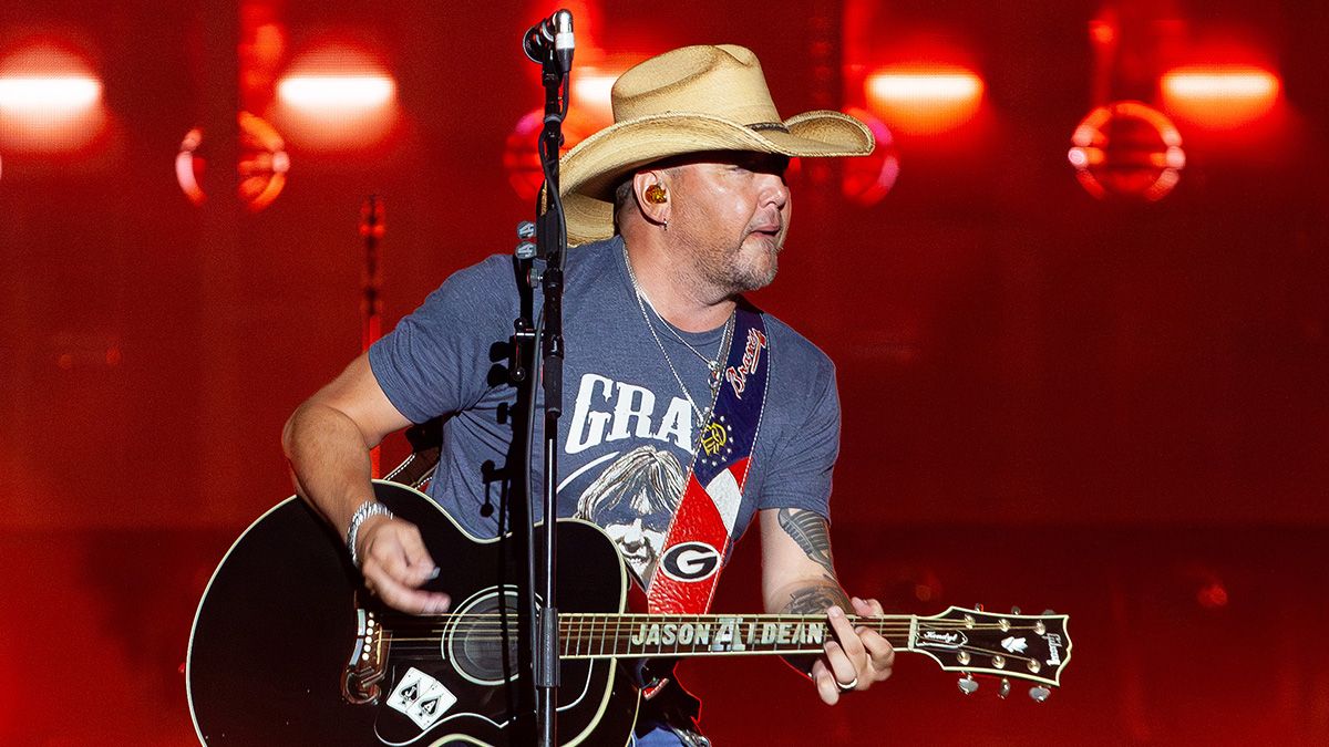 Jason Aldean performs onstage at Country Thunder Wisconsin on July 22, 2023 in Twin Lakes, Wisconsin. (Photo by Joshua Applegate/Getty Images) (Joshua Applegate/Getty Images)