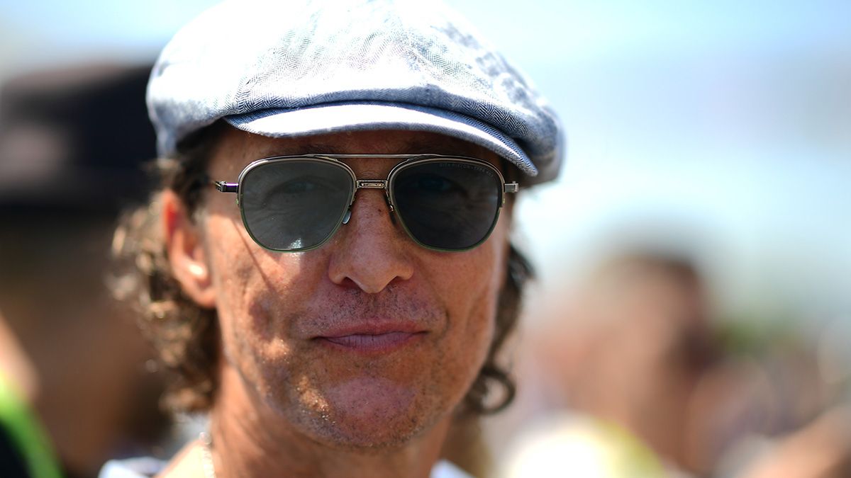 Matthew McConaughey walks on the grid during the F1 Grand Prix of France at Circuit Paul Ricard on July 24, 2022 in Le Castellet, France. (Photo by Mario Renzi - Formula 1/Formula 1 via Getty Images) (Mario Renzi - Formula 1/Formula 1 via Getty Images)