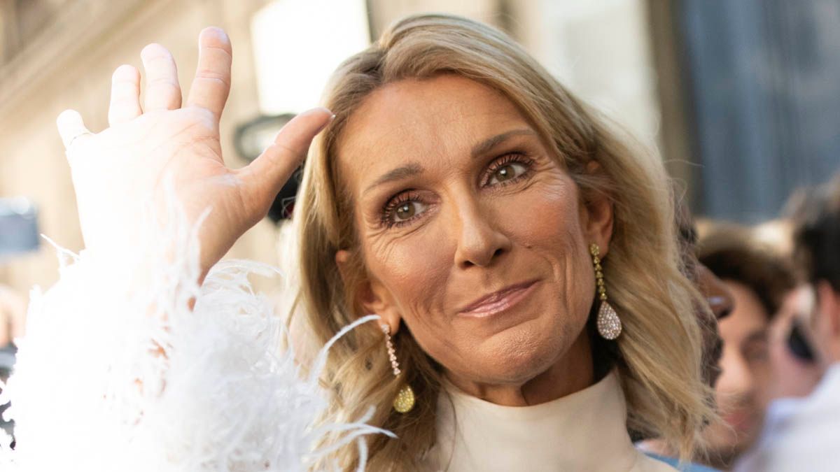 Celine Dion waves at crowds on July 03, 2019 in Paris, France. (Photo by Kirstin Sinclair/Getty Images) (Kirstin Sinclair/Getty Images)