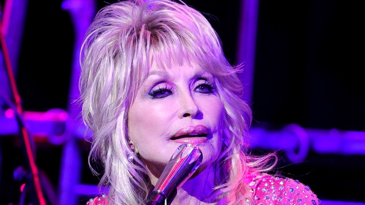 Dolly Parton performs at the 2021 Kiss Breast Cancer Goodbye Concert at CMA Theater at the Country Music Hall of Fame and Museum on Oct. 24, 2021 in Nashville, Tennessee. (Photo by Jason Kempin/Getty Images) (Jason Kempin/Getty Images)