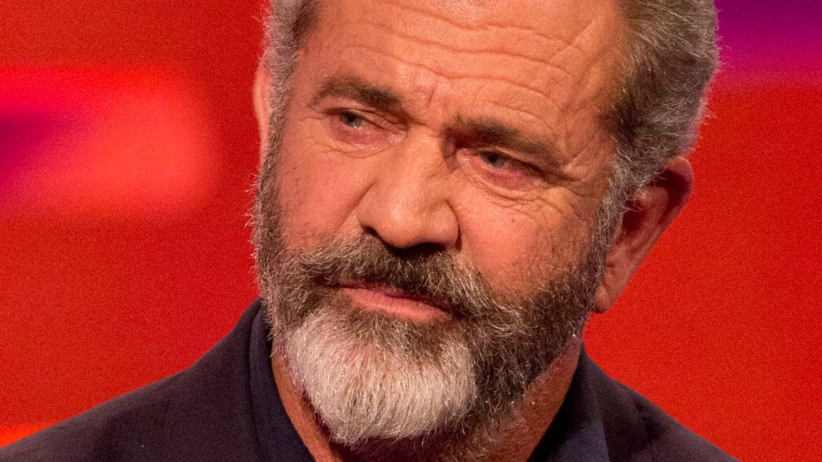 Mel Gibson during the filming of the Graham Norton Show at The London Studios, south London, to be aired on BBC One on Friday evening. (Photo by Isabel Infantes/PA Images via Getty Images) (Isabel Infantes/PA Images via Getty Images)
