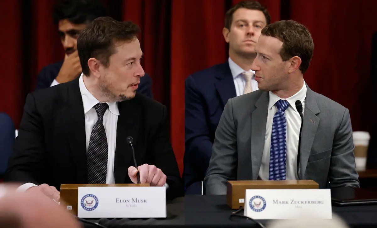 Pic Reveals Musk and Zuckerberg in Tense Face-Off at AI Insight Forum?