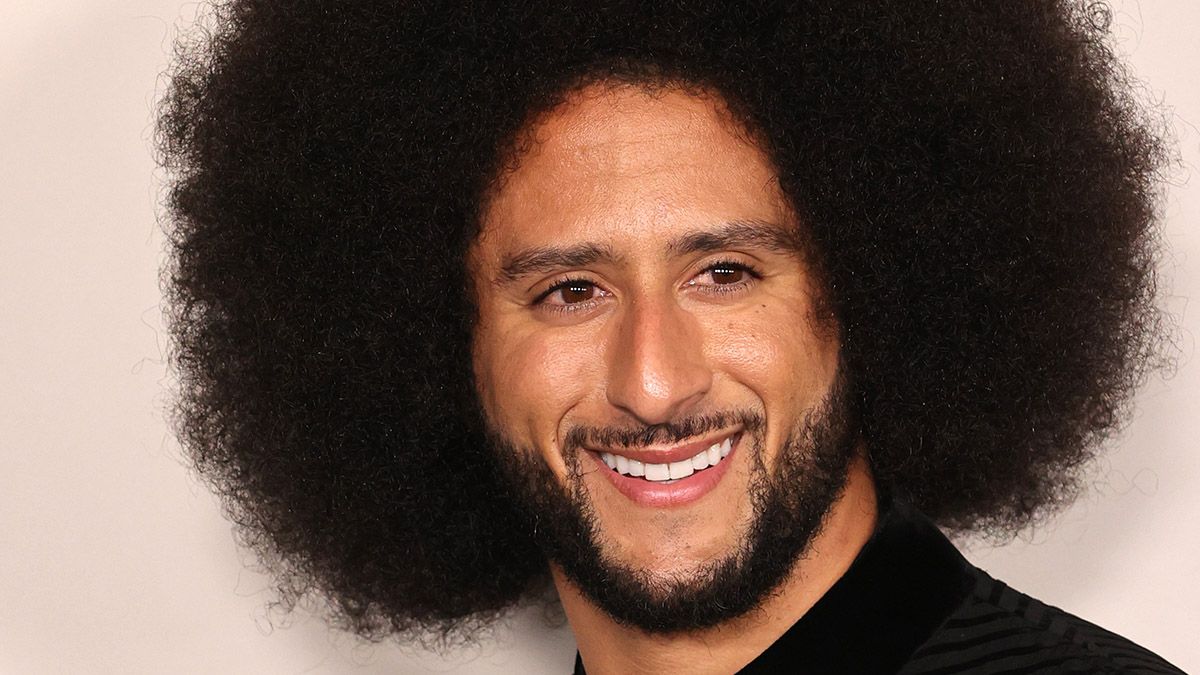 Colin Kaepernick arrives at the Los Angeles premiere of Netflix's "Colin In Black And White" at Academy Museum of Motion Pictures on Oct. 28, 2021 in Los Angeles, California. (Photo by Kevin Winter/WireImage) (Kevin Winter/WireImage)