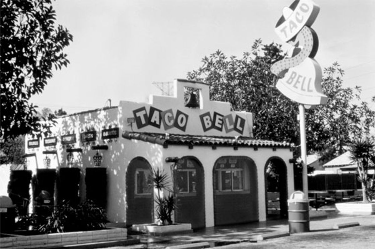 The first Taco Bell, pictured here, opened in Downey, California in 1962. (Taco Bell)