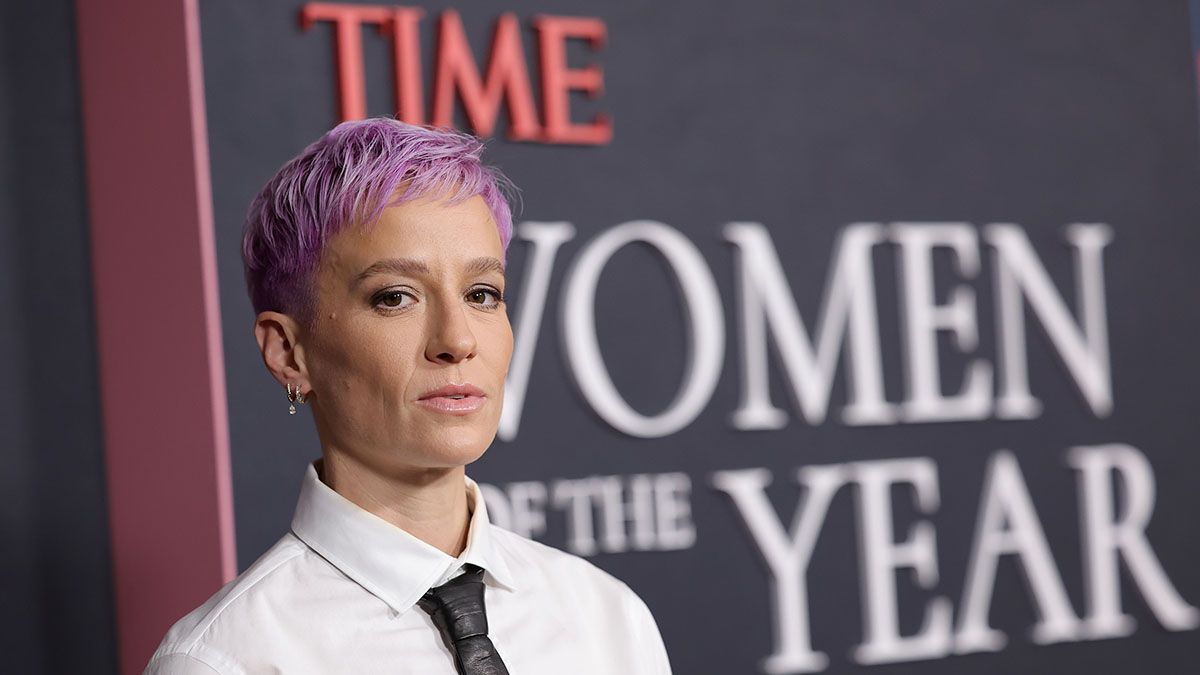 Megan Rapinoe attends TIME's 2nd Annual Women of the Year Gala at Four Seasons Hotel Los Angeles at Beverly Hills on March 08, 2023 in Los Angeles, California. (Photo by Amy Sussman/Getty Images) (Amy Sussman/Getty Images)