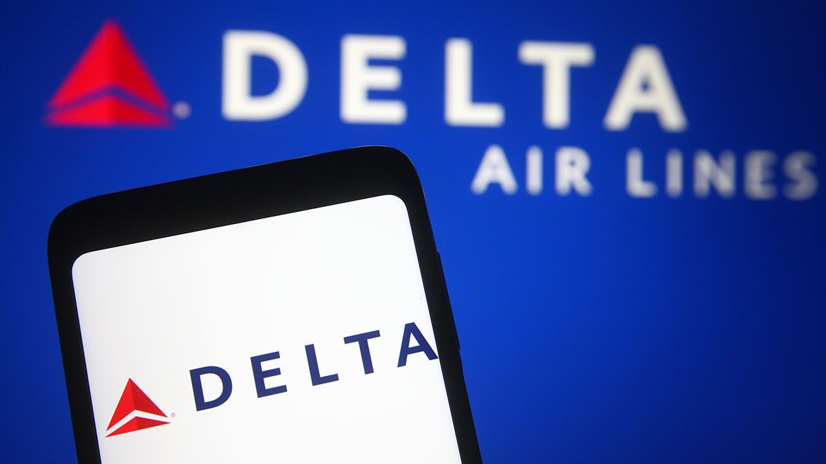 In this photo illustration a Delta Air Lines logo is seen on a smartphone and a pc screen. (Photo Illustration by Pavlo Gonchar/SOPA Images/LightRocket via Getty Images) (Pavlo Gonchar/SOPA Images/LightRocket via Getty Images)
