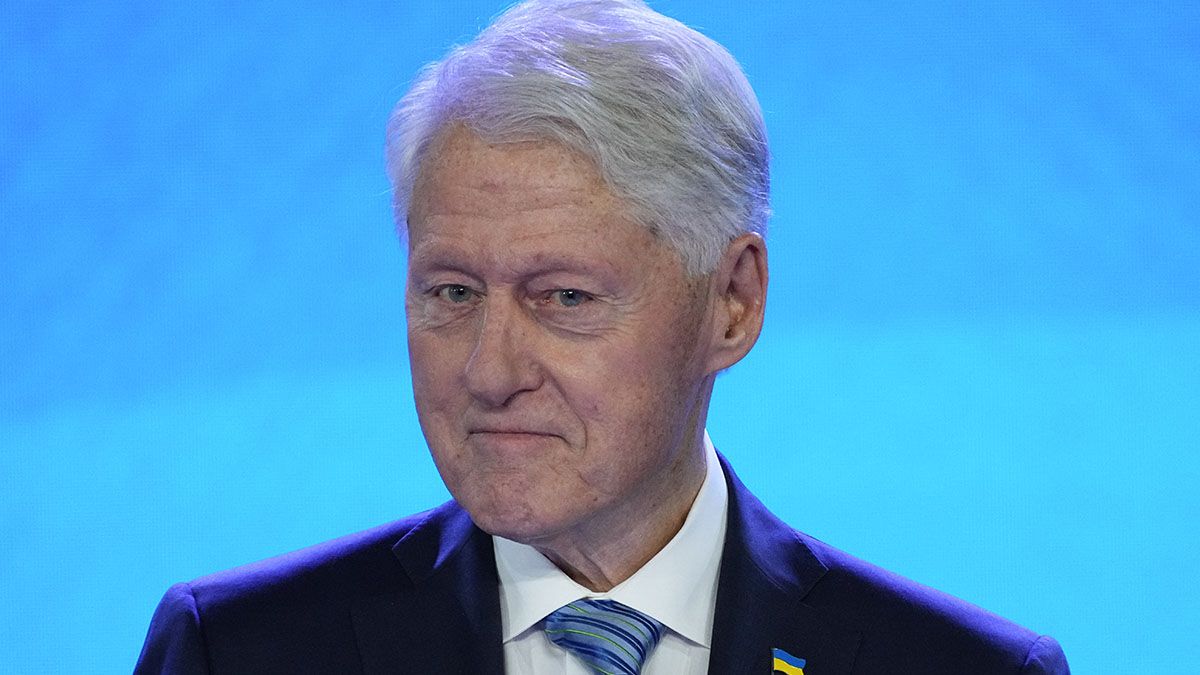 Former President Bill Clinton speaks during the Clinton Global Initiative (CGI) meeting at the Hilton Midtown on September 18, 2023 in New York City. (Photo by John Nacion/WireImage) (John Nacion/WireImage)