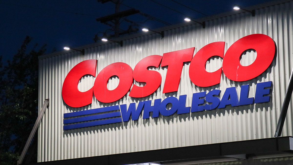 The Costco logo is seen on the exterior of a store in Seattle on July 24, 2021. (Photo by Toby Scott/SOPA Images/LightRocket via Getty Images) (Toby Scott/SOPA Images/LightRocket via Getty Images)