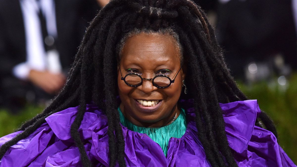 Whoopi Goldberg attends 2021 Costume Institute Benefit - In America: A Lexicon of Fashion at the Metropolitan Museum of Art on Sept. 13, 2021, in New York City. (Photo by Sean Zanni/Patrick McMullan via Getty Images) (Sean Zanni/Patrick McMullan via Getty Images)