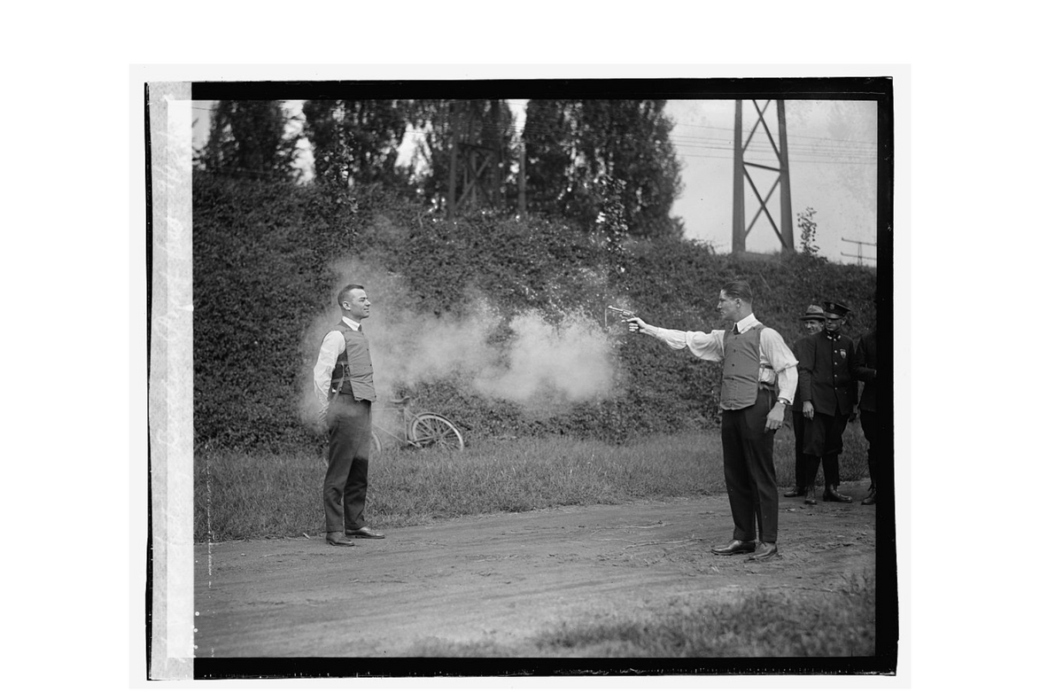 Authentic 1923 Picture of Men Demonstrating Bulletproof Vest? | Snopes.com