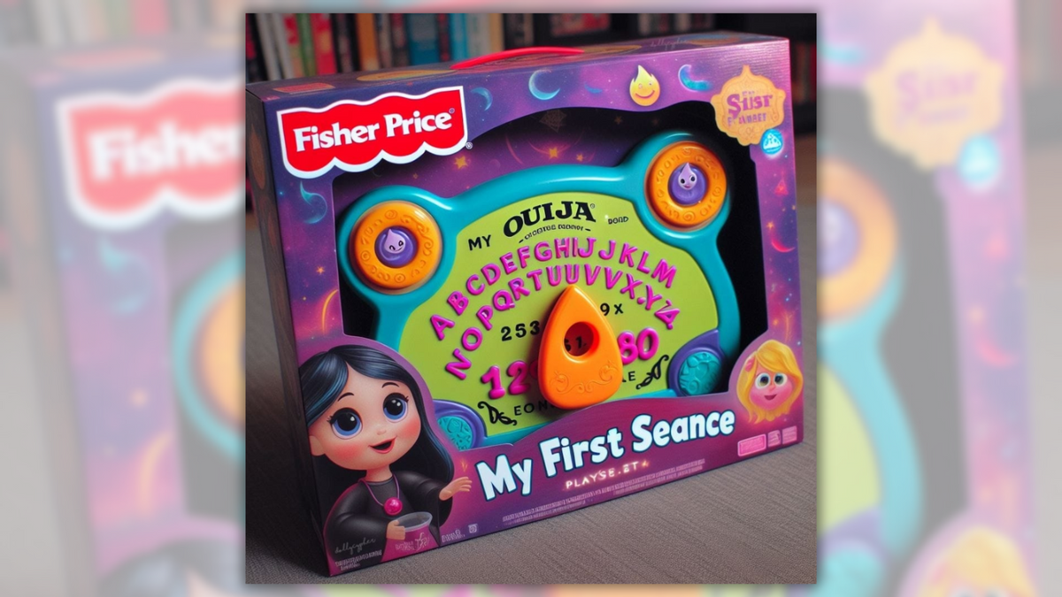 Social media users questioned whether the 'My First Séance' playset was real. (Dolly Cypher Facebook)