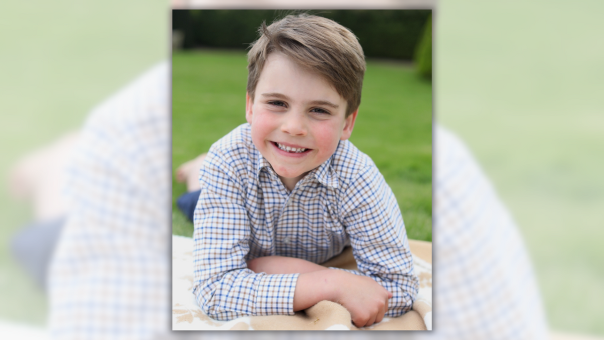 Prince Louis smiling in a photo released by the Prince and Princess of Wales to mark his sixth birthday. (Kensington Palace)