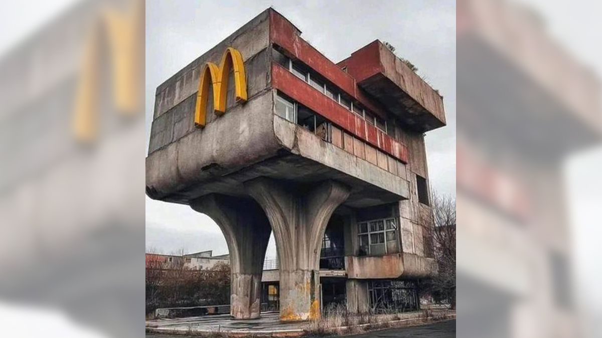 Real Pic of Abandoned McDonald's Near Chernobyl Nuclear Power Plant?