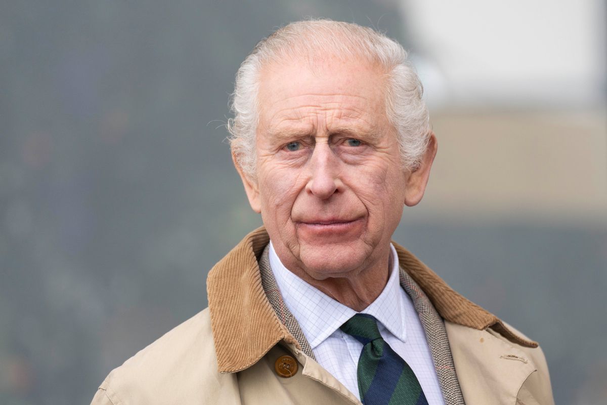 King Charles III attends an event at the Royal Windsor Horse Show on May 3, 2024. (Mark Cuthbert / UK Press via Getty Images)