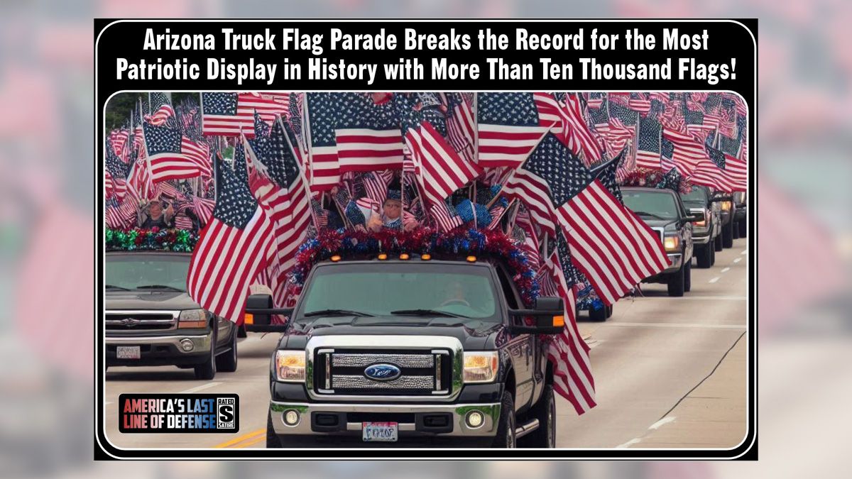 AZ Truck Flag Parade Broke Record for Most Patriotic Display? – Snopes.com