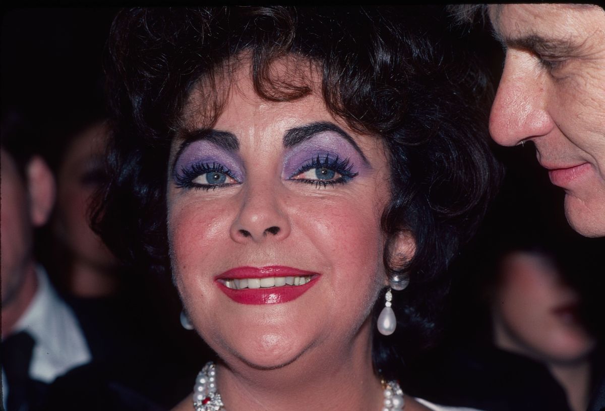 Were Elizabeth Taylor’s eyes really purple?