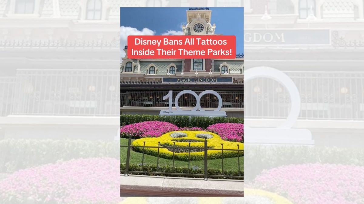 Disney Banned All Tattoos In Theme Parks