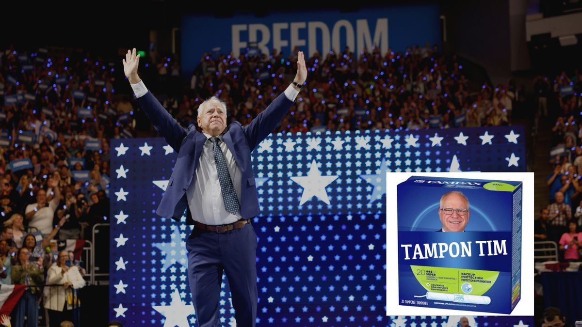 About That Rumor Tim Walz Signed Law That Requires Schools to Stock Tampons in Boys' Bathrooms