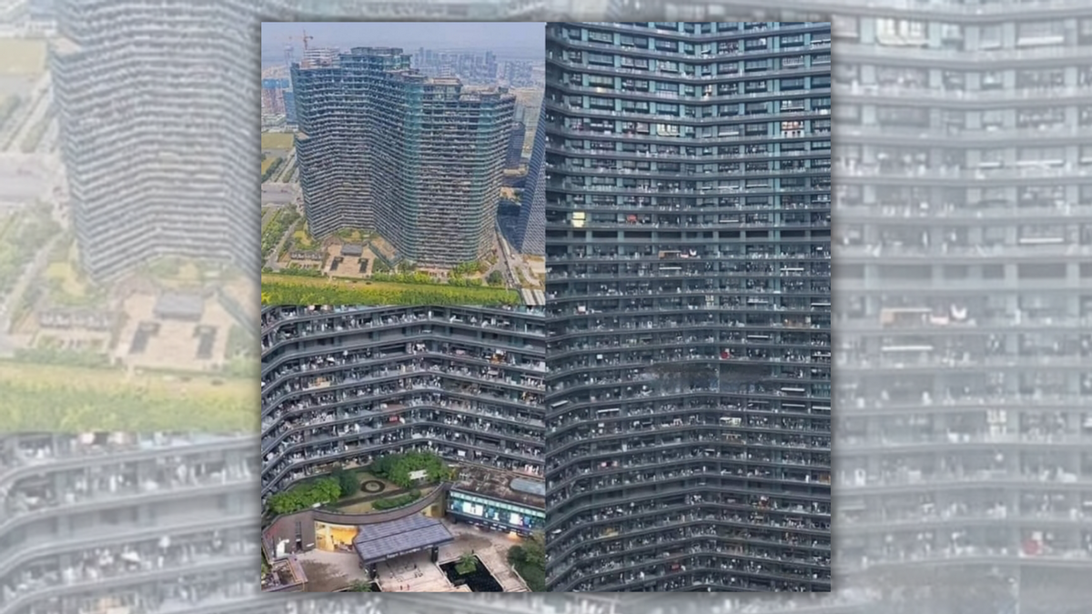 featured image thumbnail for post Photos Show Apartment Building in China With 30K Residents