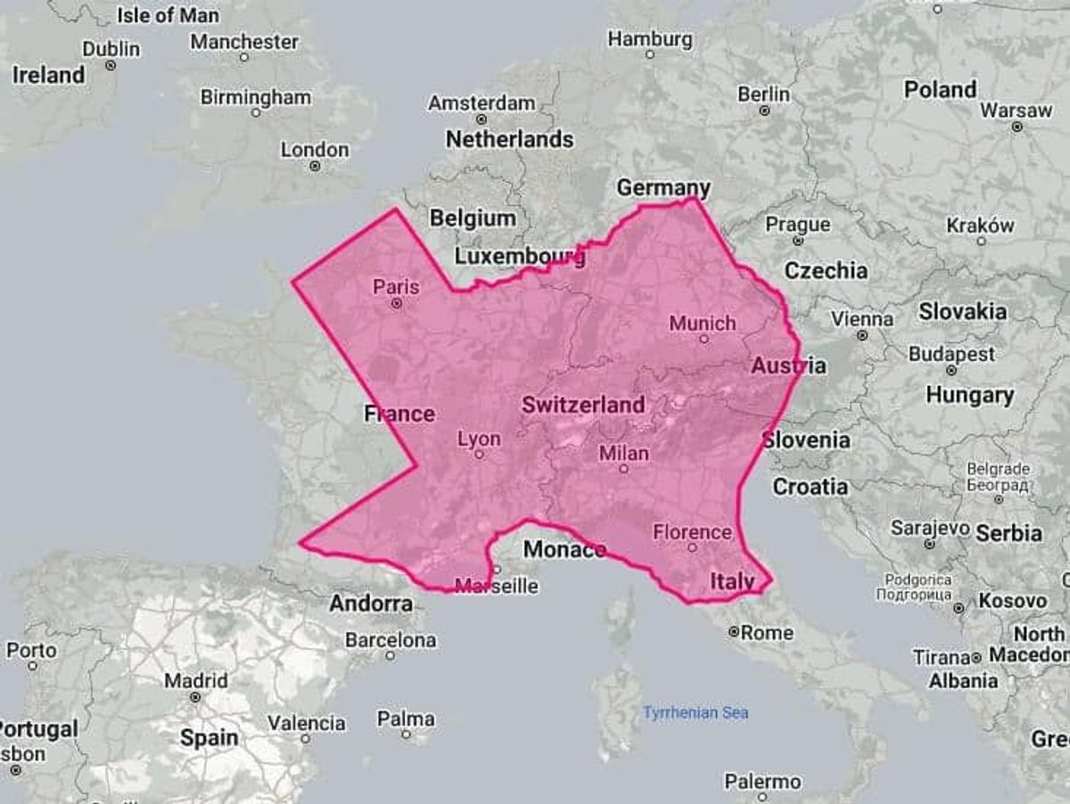 featured image thumbnail for post Map Accurately Compares Size of Texas to Europe