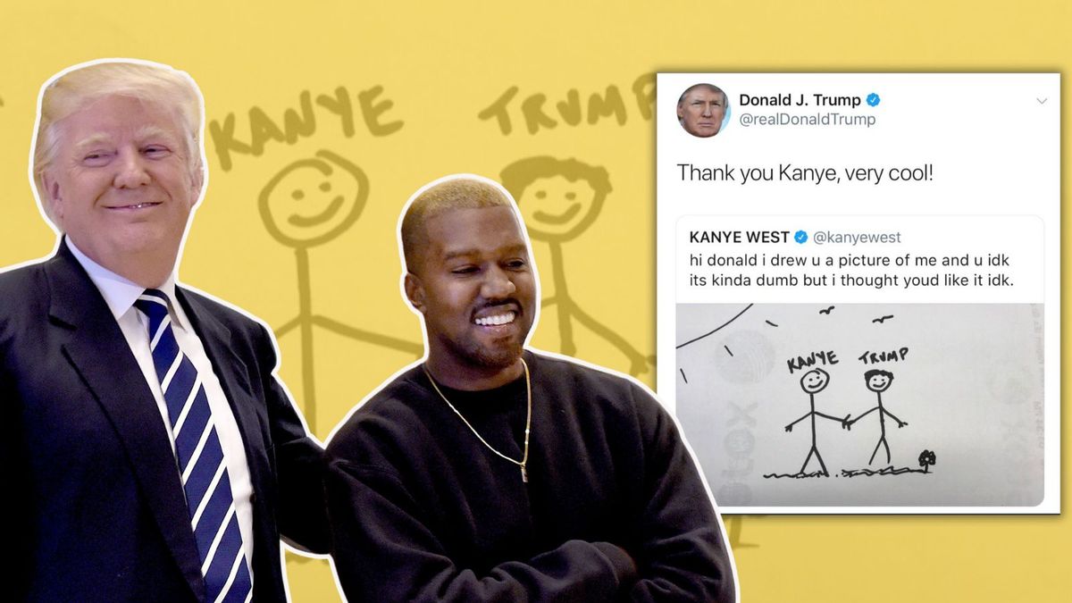 Real Screenshot of Trump Calling Ye Drawing 'Very Cool'? | Snopes.com