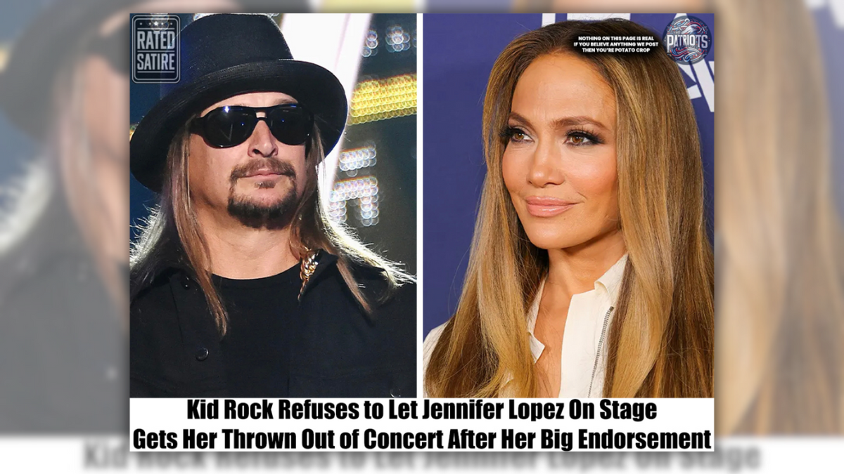 Kid Rock Refused To Let Jennifer Lopez Onstage After Her Harris Endorsement?