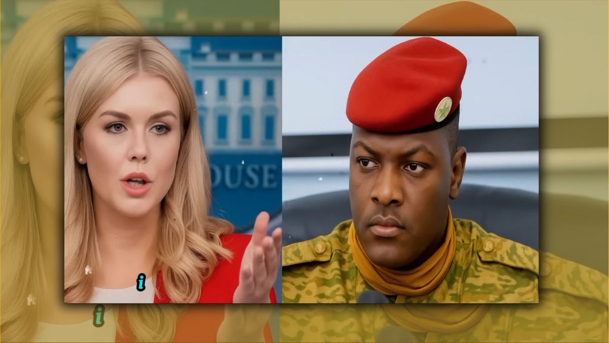 No, Karoline Leavitt didn't tell Burkina Faso President Ibrahim Traoré to  'sit down, boy' | Snopes.com