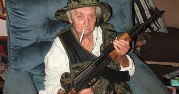 Did A Grandmother With AK-47 Save Cops Being Attacked By A Street Gang ...