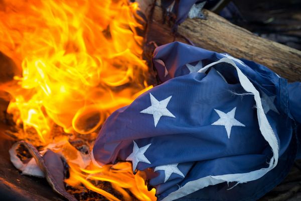 Trump's First Order: Anyone Burning an American Flag to Be Charged with ...