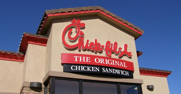 Chick-fil-A exterior.