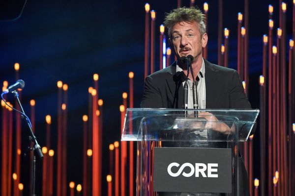 LOS ANGELES, CA - JANUARY 05:  Sean Penn speaks onstage during the Sean Penn CORE Gala benefiting the organization formerly known as J/P HRO &amp; its life-saving work across Haiti &amp; the world at The Wiltern on January 5, 2019 in Los Angeles, California.  (Photo by Kevin Mazur/Getty Images for CORE, formerly J/P HRO  ) (Getty Images)